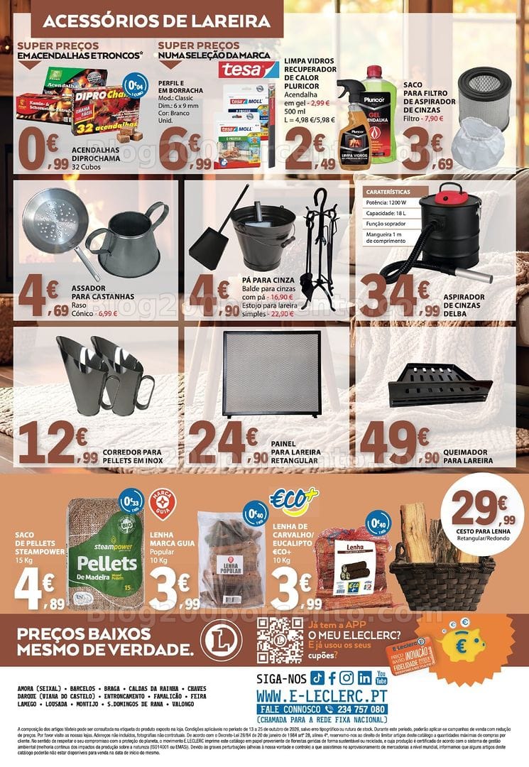 Antevisão Folheto E-LECLERC Especial Aquecimento Promoções de 13 a 25 outubro